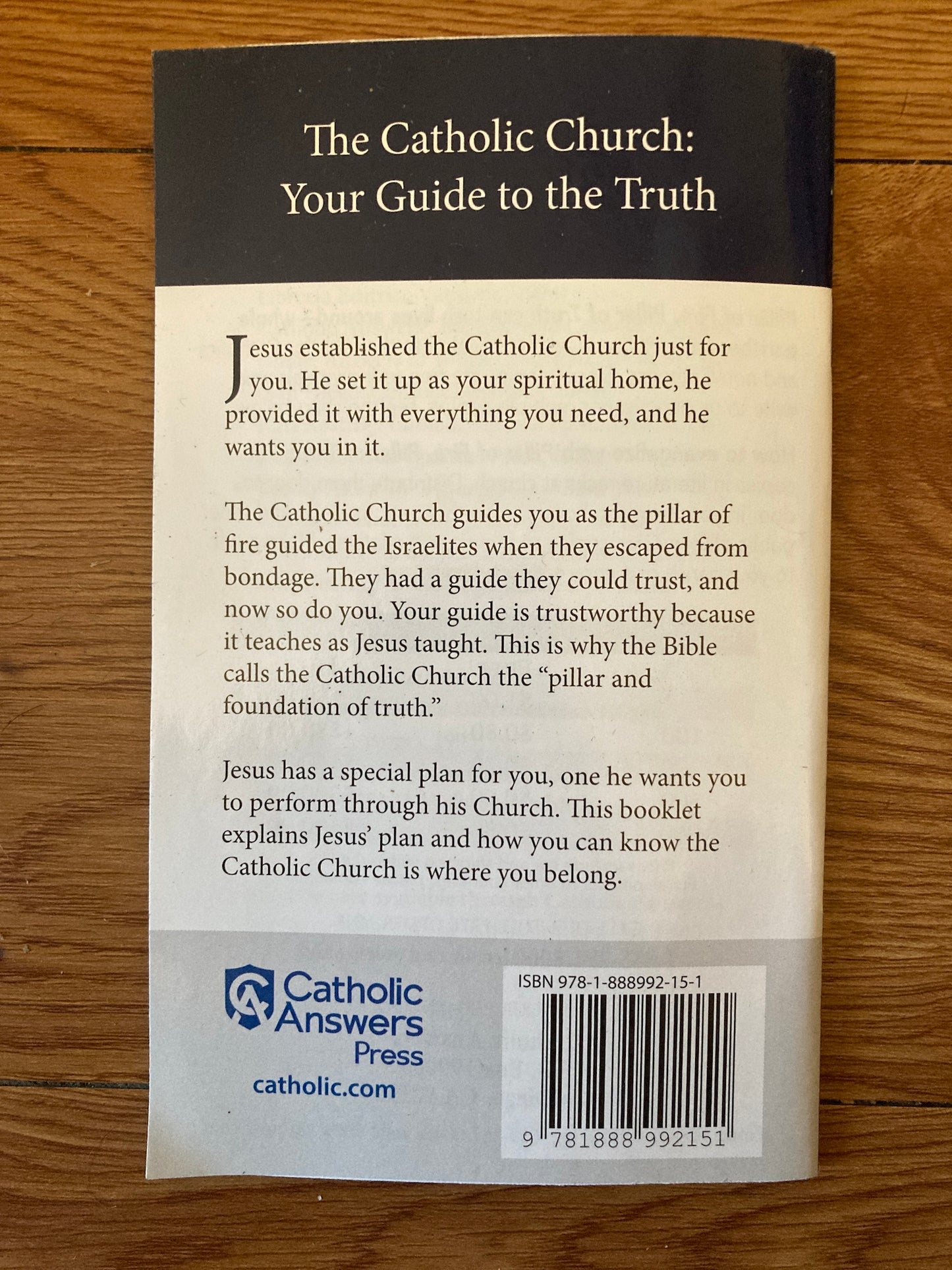 Pillar of Fire, Pillar of Truth: The Catholic Church and God's Plan for You