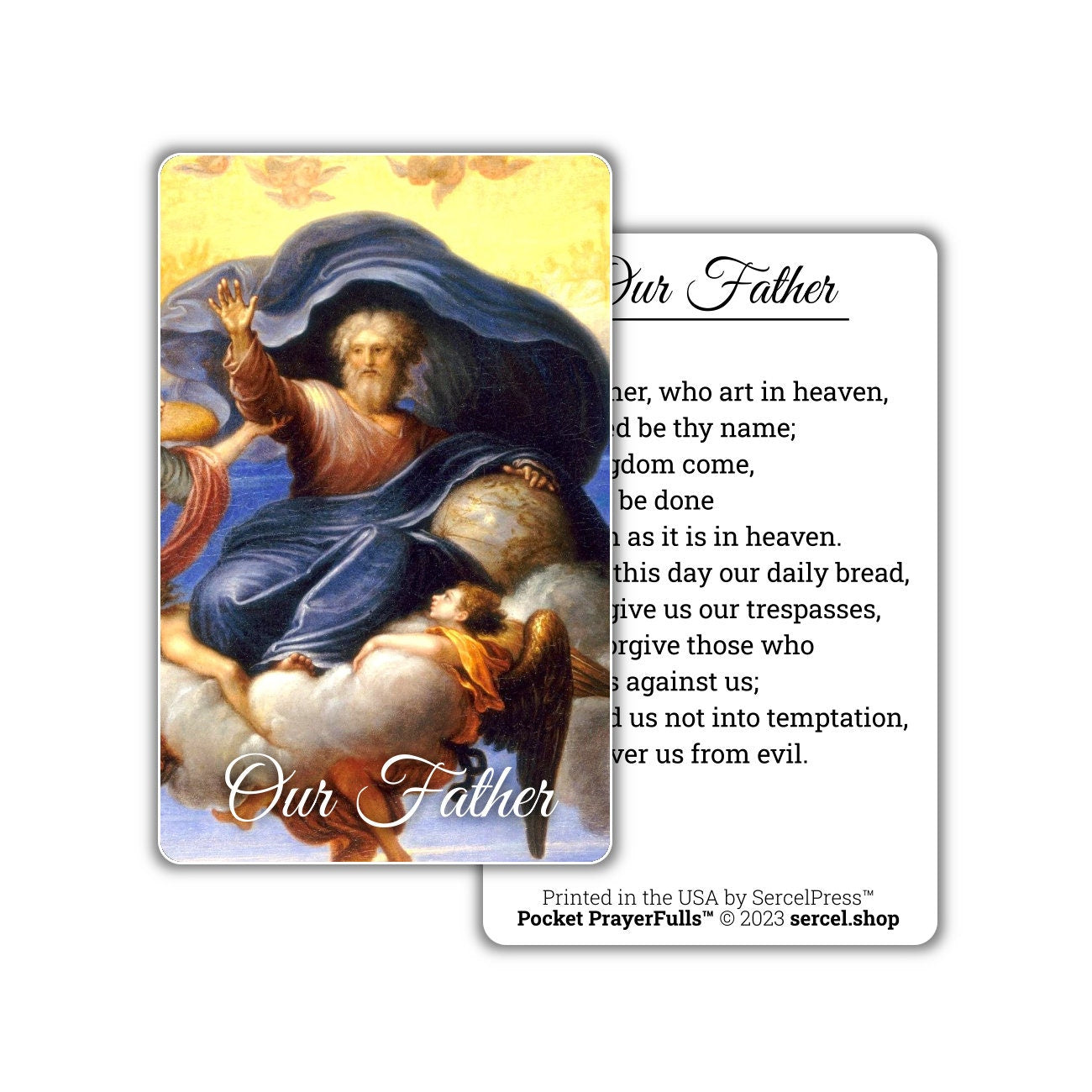 Our Father: Pocket PrayerFulls™ | Durable Wallet Prayer Cards