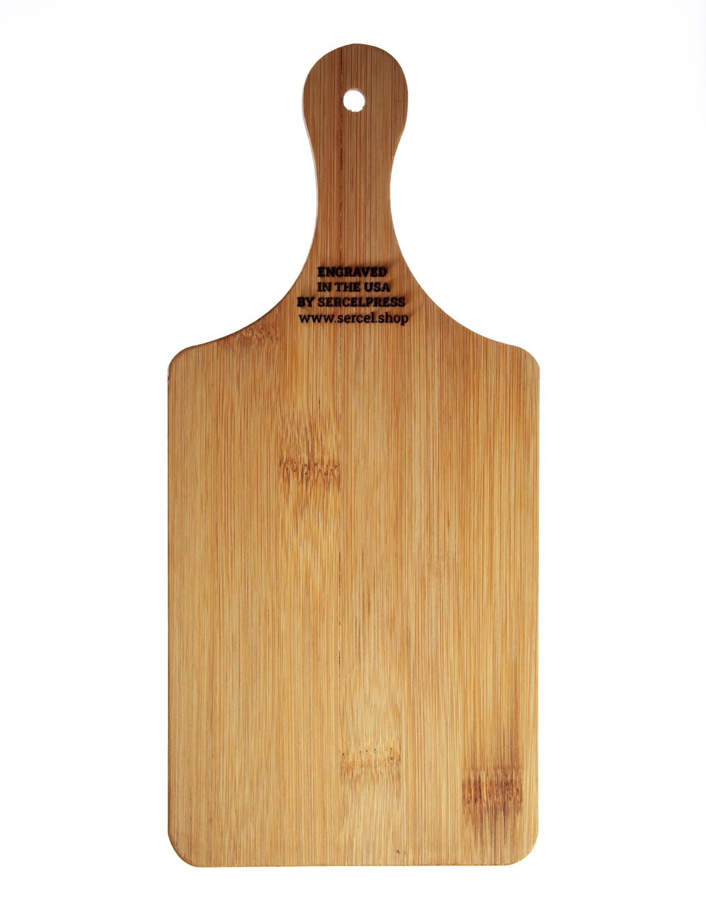 Grace Before & After Meals, Bless Us O Lord, Decorative Bamboo Cutting Board, 11" x 5" x 0.39" | Engraved in the USA | Catholic Living