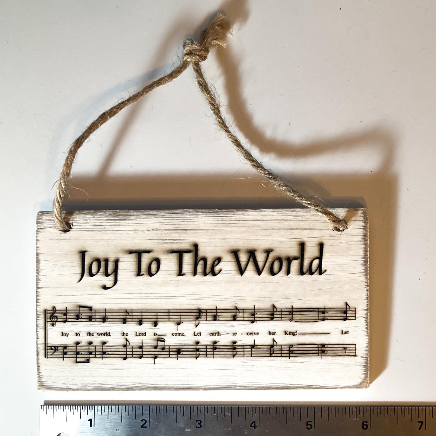 Joy To The World, Christmas Wall Art, Engraved in the USA, Catholic Living