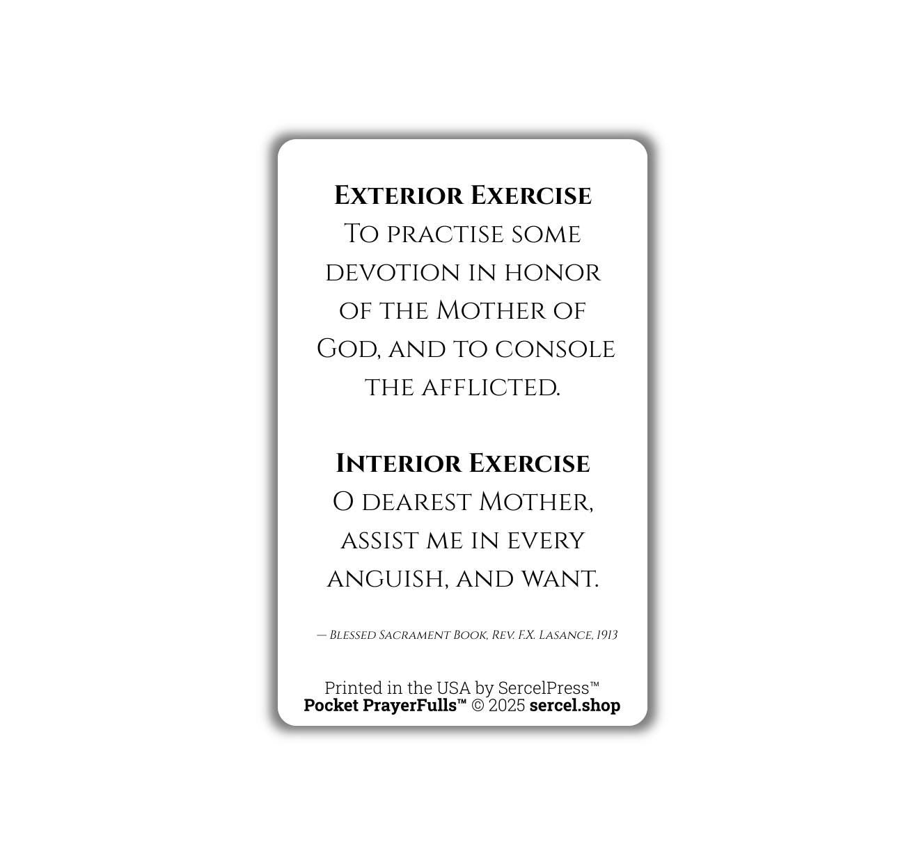Meditations on the Sorrowful Passion, 31 Durable Plastic Cards on the Mysteries of Christ's Passion | Pocket PrayerFulls™ | Catholic Prayers