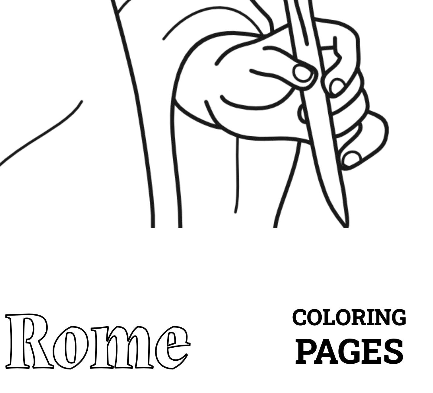 Saint Agnes of Rome, Printable Catholic Coloring Page, High-Resolution PDF Download, Unlimited Prints, Catholic Education, Homeschool