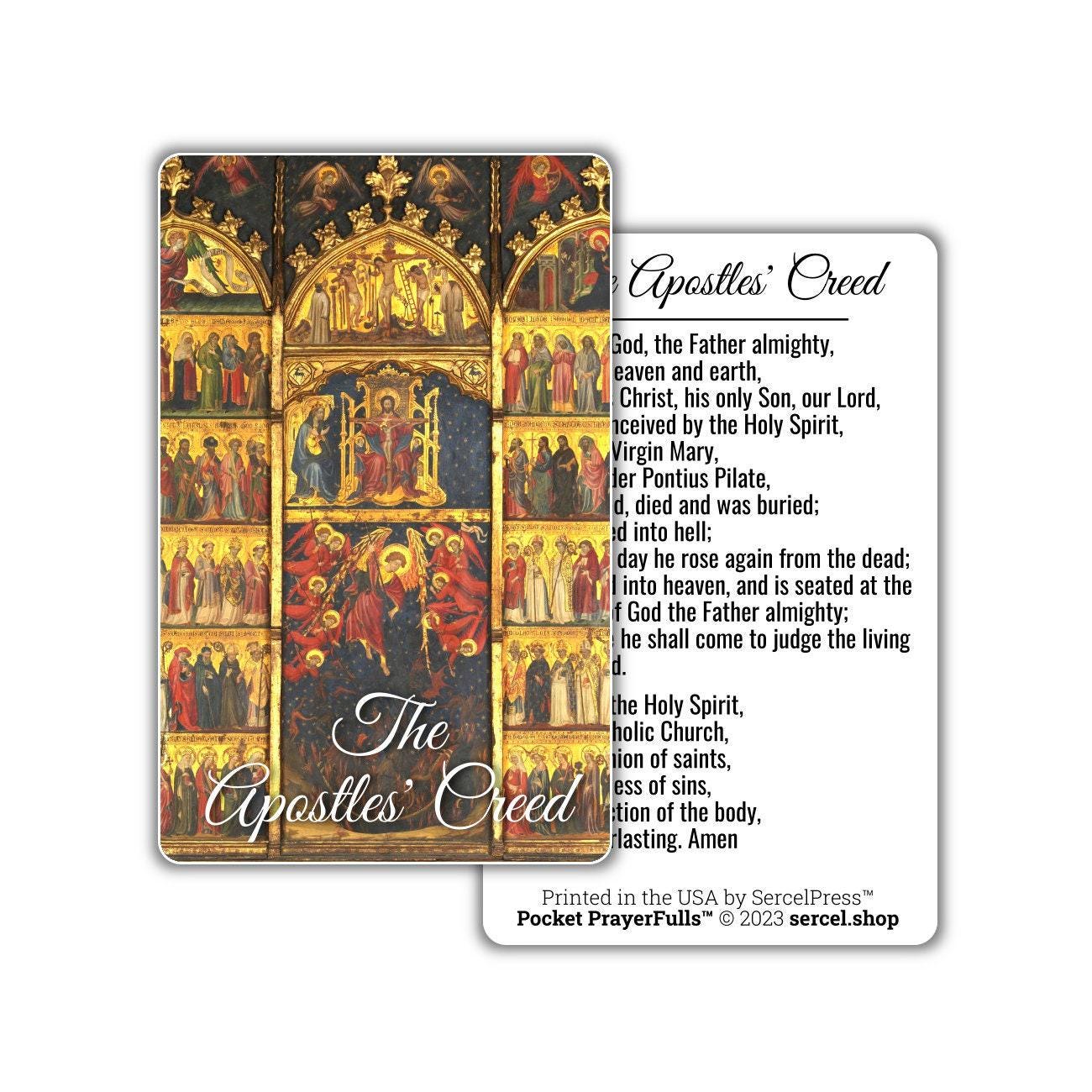 Catholic Starter Pack – 8 Essential Catholic Holy Cards — Pocket PrayerFulls™ | Uncompromising Holy Cards — Built to Last. Backed for Life