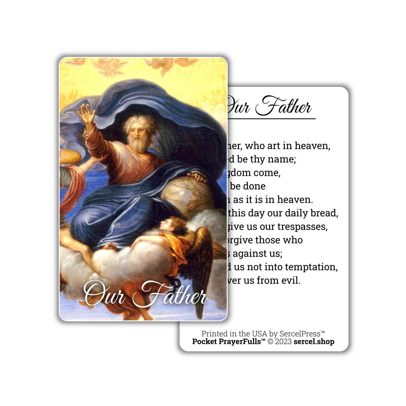 Catholic Starter Pack – 8 Essential Catholic Holy Cards — Pocket PrayerFulls™ | Uncompromising Holy Cards — Built to Last. Backed for Life