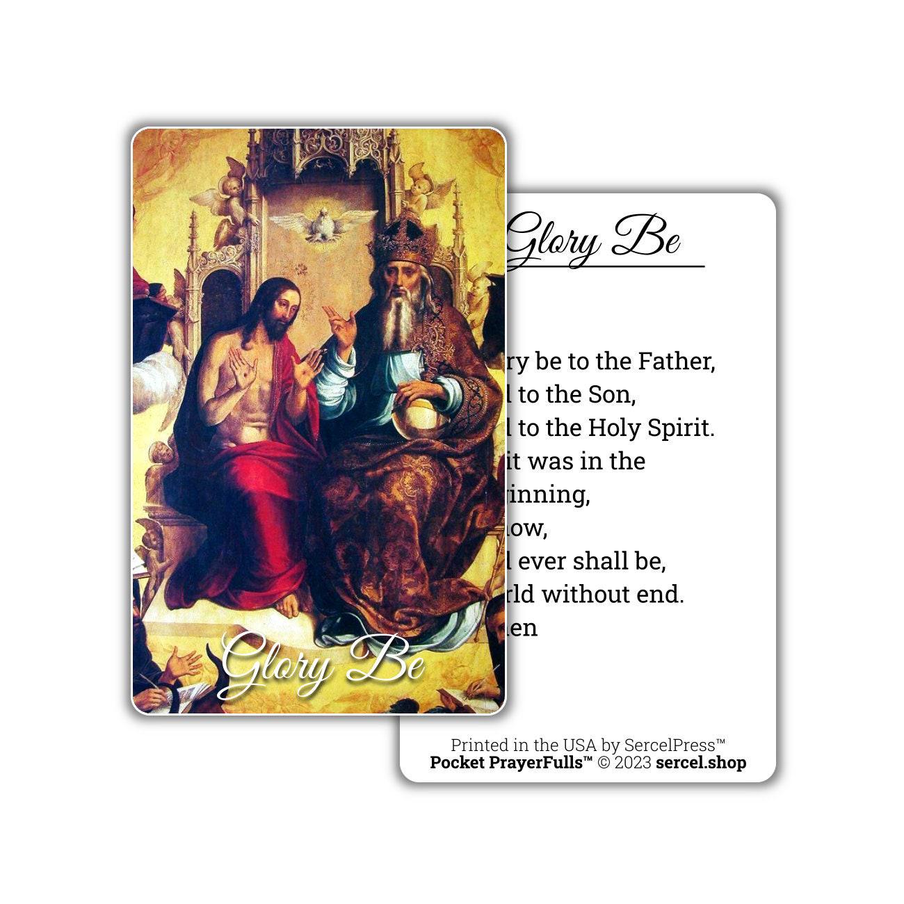 Catholic Starter Pack – 8 Essential Catholic Holy Cards — Pocket PrayerFulls™ | Uncompromising Holy Cards — Built to Last. Backed for Life