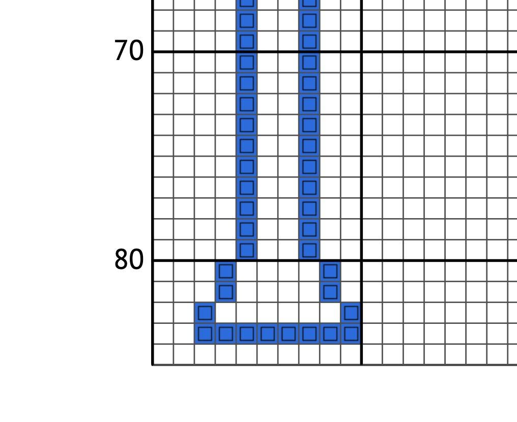 Marian Cross – Catholic Cross Stitch Pattern PDF – 65x85 Stitches – Religious Cross Stitch Chart – Instant Digital Download