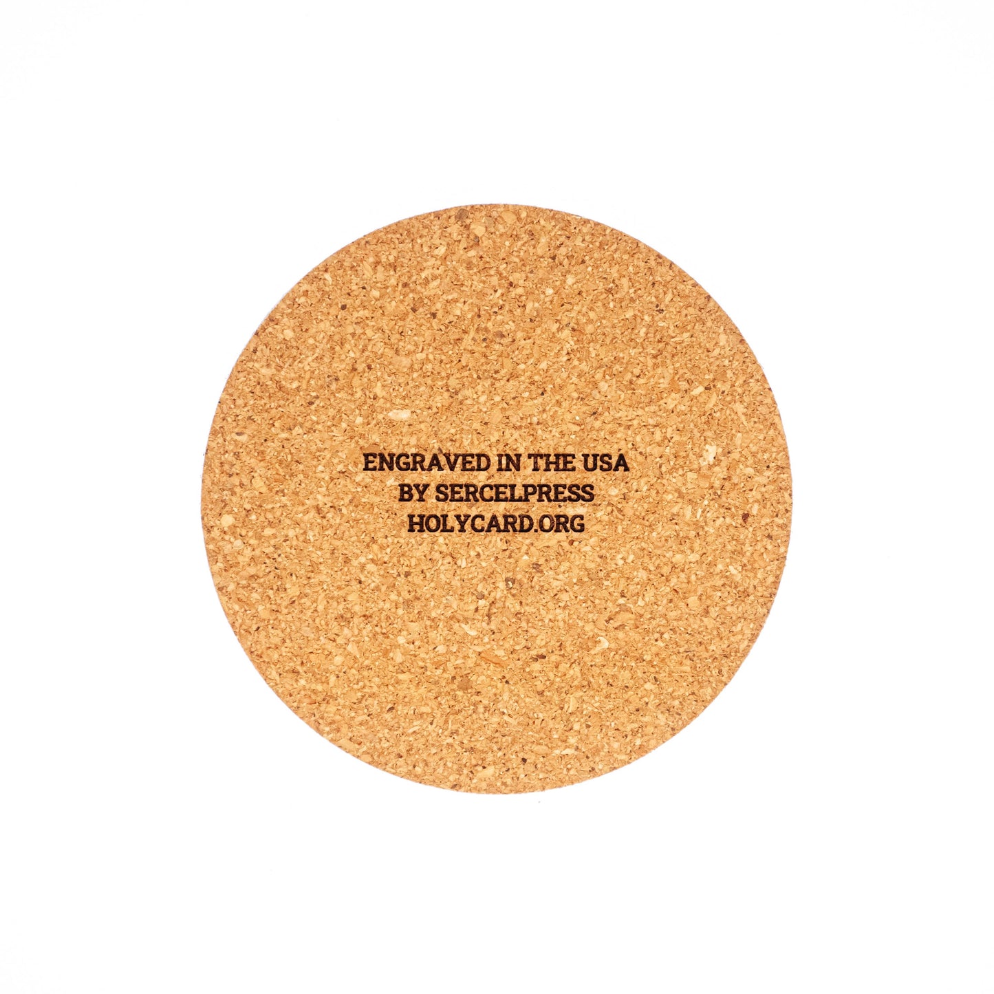Chesterton Academy Coaster – Laser Engraved Cork Drink Coaster – Classical School Gift – Catholic Desk or Kitchen Decor – SercelPress