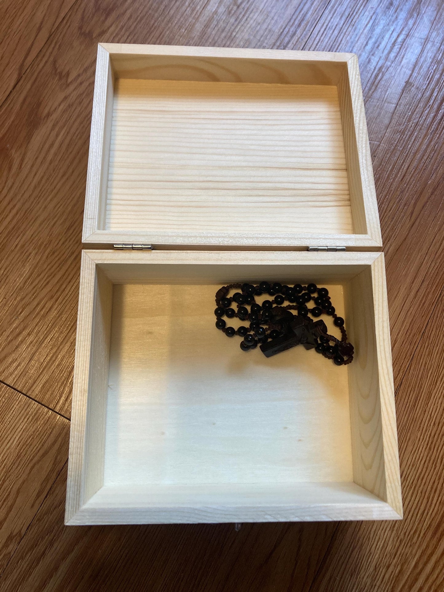 Rosary Box, Hail Mary Full of Grace, Engraved in the USA, Catholic Living