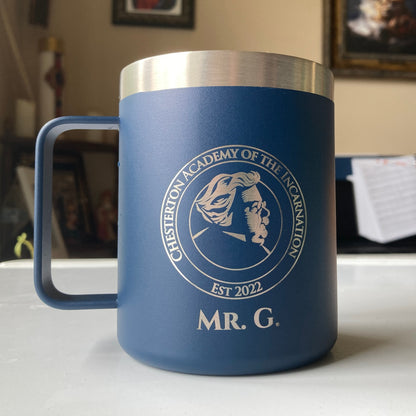 Personalized Chesterton Academy of the Incarnation Mug or Bottle
