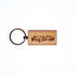 Saint Philip Neri, Solid Wood Keychain, Engraved in the USA, Catholic