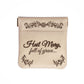 Hail Mary, Full of Grace, Genuine Leather Engraved Rosary Pouch, Handmade in the USA, Catholic