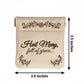 Hail Mary, Full of Grace, Genuine Leather Engraved Rosary Pouch, Handmade in the USA, Catholic