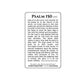 Douay-Rheims Psalms Holy Cards: Pocket PrayerFulls™ | Durable Wallet Holy Cards | Holy Bible | Douay-Rheims | Scripture | Psalms