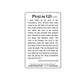 Douay-Rheims Psalms Holy Cards: Pocket PrayerFulls™ | Durable Wallet Holy Cards | Holy Bible | Douay-Rheims | Scripture | Psalms