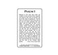 Douay-Rheims Psalms Holy Cards: Pocket PrayerFulls™ | Durable Wallet Holy Cards | Holy Bible | Douay-Rheims | Scripture | Psalms