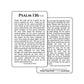 Douay-Rheims Psalms Holy Cards: Pocket PrayerFulls™ | Durable Wallet Holy Cards | Holy Bible | Douay-Rheims | Scripture | Psalms
