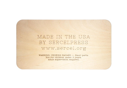 Large Ave Maria Letter Puzzle, Made in the USA from Birch Wood, 11" x 5.5", Catholic Education, Home School