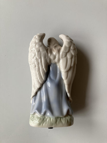 Vintage Guardian Angel with Children Figurine