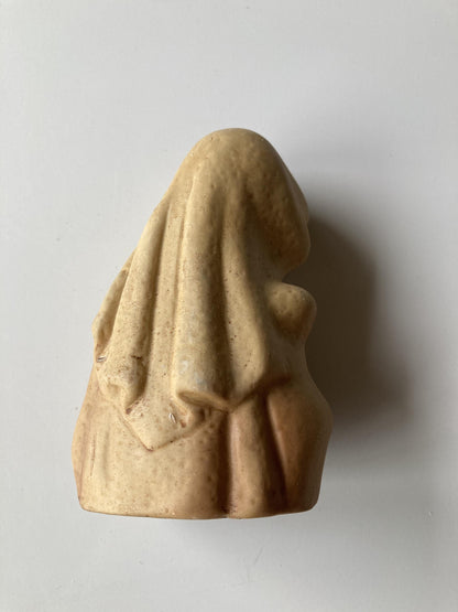 Vintage Ceramic Virgin Mary with Praying Hands Figurine