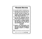 Miranda Warning Card – Durable Wallet/Pocket Card  – Know Your Rights Card for Police, Legal Aid, Law Enforcement, Attorneys, Made in USA