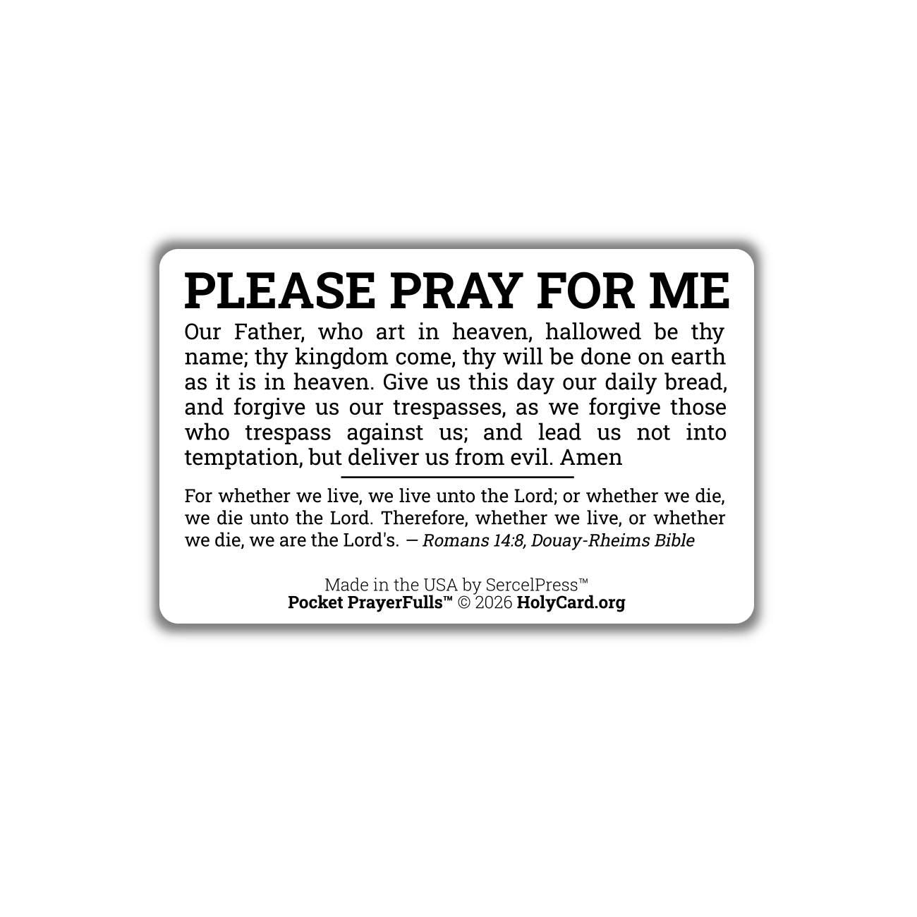 I Am a Catholic Emergency Card – QR Code Calls Nearest Catholic Church – Waterproof Wallet Card – Priest Notification Card - Catholic EDC