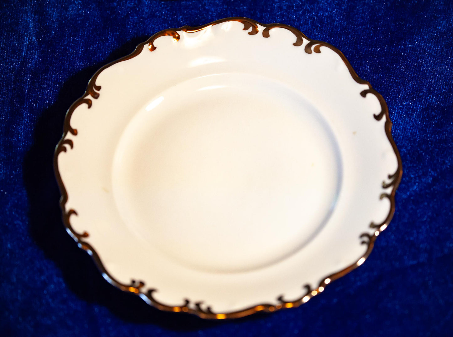 Vintage Schumann Arzberg Platinum Elegance Set of 4 Bread and Butter Plates 6.25 in.