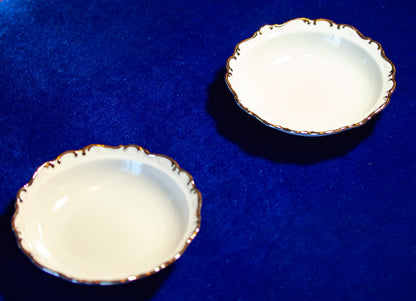 Vintage Schumann Arzberg Platinum Elegance Set of 4 Bread and Butter Plates 6.25 in.