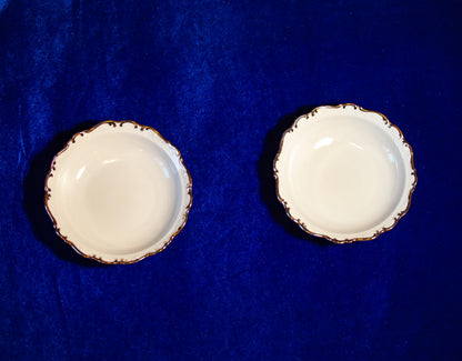 Vintage Schumann Arzberg Platinum Elegance Set of 4 Bread and Butter Plates 6.25 in.