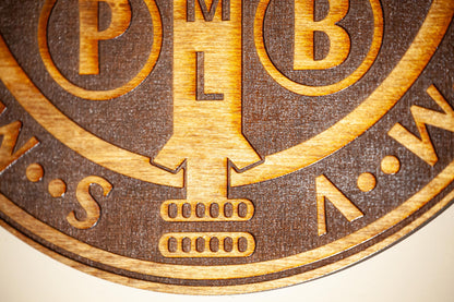 St. Benedict Medal Wall Art, Large 12" Catholic Wall Plaque, Deep Laser Engraved Wood Decor, House Blessing, Made in the USA